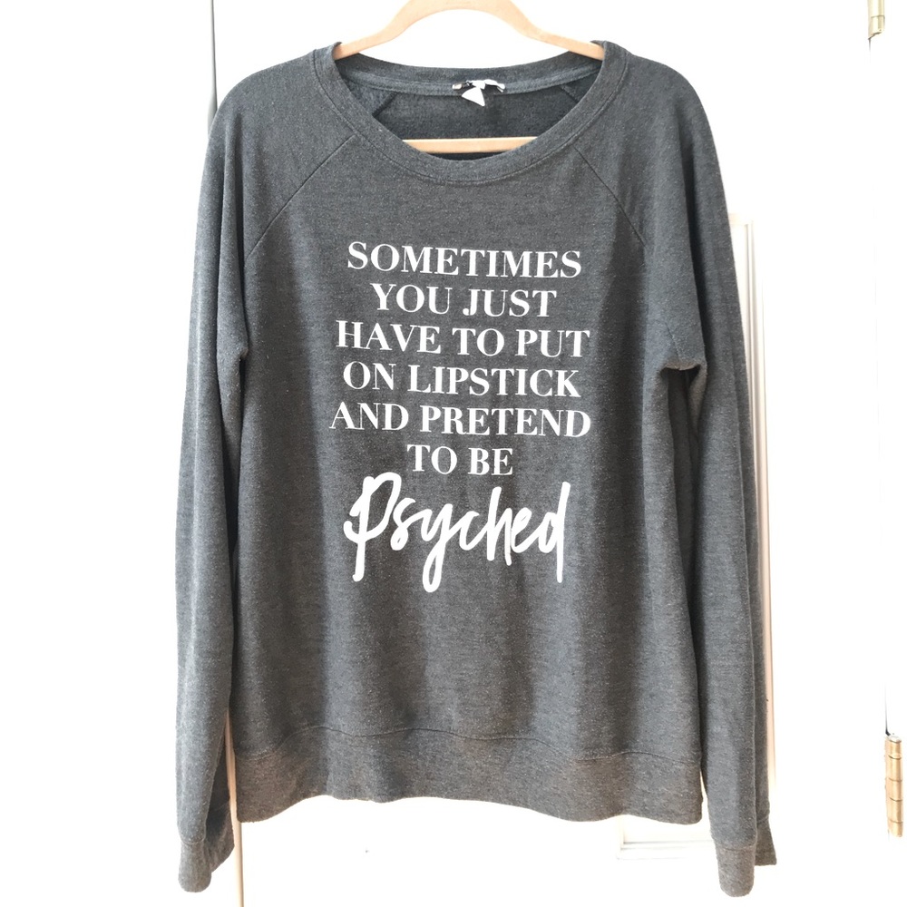 Mary Square Lippy Sweatshirt